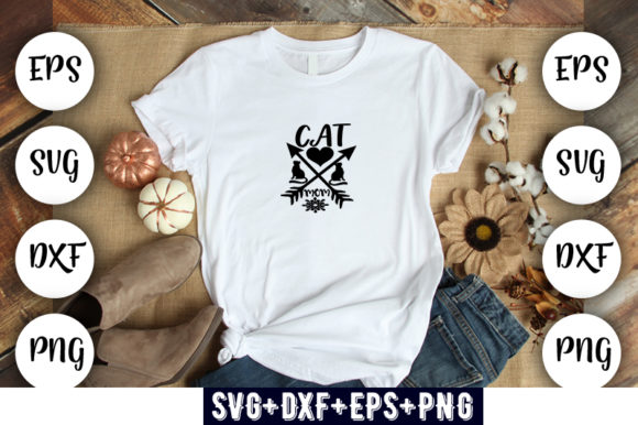 Cat Mom Graphics for T-Shirt Designs