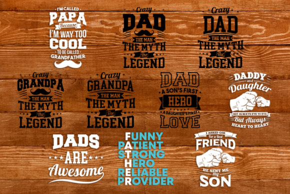 Dad Design Bundle Graphics for Crafts