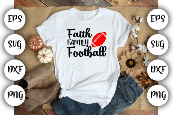 Football Mom - Faith Family Football Design Review