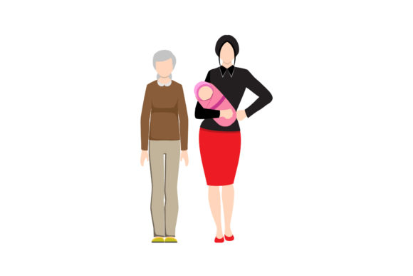 Mom Grandma Family Graphics for Handmade Creations