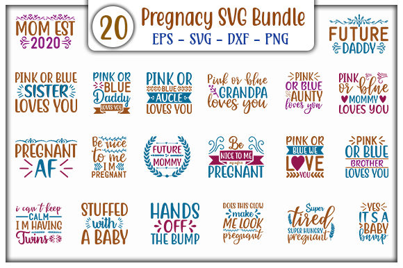 Pregnancy Graphics for Crafts