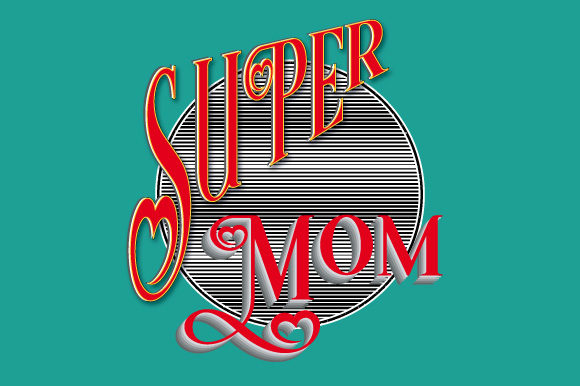 Super Mom Vector Mother s Day Graphics for Blog and Editorial Use