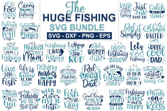 The Huge Fishing Bundle: A Graphic Asset for Local Branding