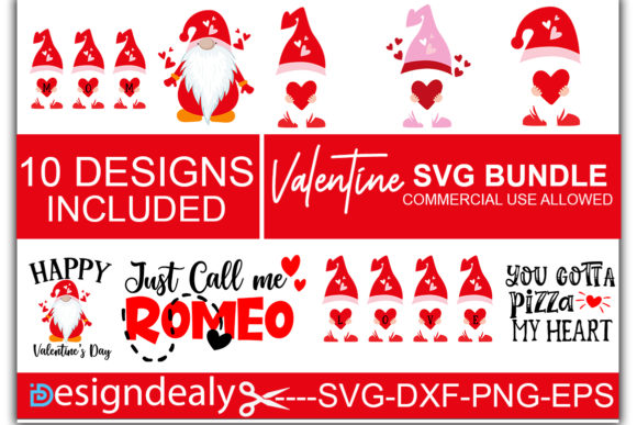 Valentine Love Bundle Graphics for Crafts